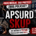 Apsurd u Užicu: Policajci povređeni u neredima, a sada protest zbog njihovog postupanja
