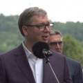 Predsednik Srbije obratio se građanima u Petrovcu na Mlavi Vučić obišao radove, most završen za samo 3 meseca (foto/video)