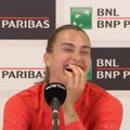 VIDEO Sabalenka dobila najčudnije pitanje ikad, odmah prasnula u smeh: Komentar o lepoti je zatekao i nju