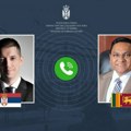 Đurić sa šefom diplomatije Šri Lanke o razvoju bilateralnih i ekonomskih odnosa