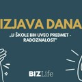 Izjava dana: „U škole bih uveo predmet – radoznalost“