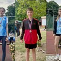 Atletičari Banata uspešni na atletskom mitingu: Kristina, Nađa i Uroš sa medaljama oko vrata
