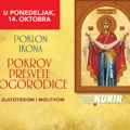 U ponedeljak, 14. oktobra, uz Kurir dobijate divan poklon – ikona Presvete Bogorodice koja donosi blagoslov i mir u vaš dom!