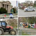 Jutro posle protesta u Beogradu: Policija i dalje oko Pionirskog parka, traktori demolirani, padnici Gradske čistoće…