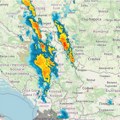 Upozorenja RHMZ zbog oluje, moguće poplave, pratite kako se kreće nevreme (MAPA)