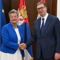 Predsednik Vučić razgovarao sa Ilvom Johanson: Poručio sam da je naša zemlja u potpunosti posvećena dijalogu sa Prištinom