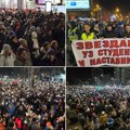 Protestna šetnja "Sretnimo se kod Vuka": Odata pošta stradalima u Novom Sadu, u više gradova u Srbiji 15 minuta tišine…