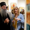 Patrijarh Porfirije otvorio izložbu "Svetlost Logosa" posvećenu Svetom Savi u Galeriji Kolarca
