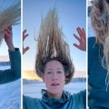 Snimak Šveđanke postao viralan na Instagramu: Šta se dešava sa dugom kosom na ekstremno niskim temperaturama