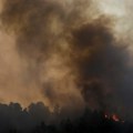Dramatičan snimak iz Grčke: Avion tokom gašenja požara zakačio drvo, tragedija izbegnuta za dlaku VIDEO