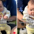 Urnebesna reakcija bebe koja prvi put dodiruje travu raznežila internet: Ovo je sve što vam treba za lep početak dana