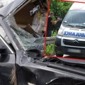 Težak udes na Zrenjaninskom putu: Hitna pomoć, policija i vatrogasci na licu mesta