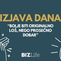 Изјава дана: „Боље бити оригинално лош, него просечно добар“