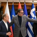 Vučić ugostio Tuska i Micotakisa: "Ovo je prilika za razmenu mišljenja! Ponosan što predstavljam Srbiju"