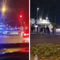 Policija i građani odali počast porodici koju je ubio "audi smrti": Blokirana raskrsnica na Novom Beogradu (Video)