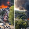 Veliki požar u Beogradu: Više vatrogasnih vozila na terenu, pojavio se i strašan snimak (video)