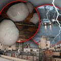 Apokaliptične scene u Srbiji, pao grad veličine jajeta! Novo upozorenje RHMZ: Upaljen crveni meteoalarm, u naredna dva sata…