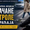 Od danas do 31. maja pojačana kotrola saobraćaja za vozače dvotočkaša i pešake