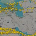(Mapa) od avganistana do Mediterana: - rupa Ovako izgleda nebo iznad Bliskog istoka dok bukti sukob između Irana i Izraela i…