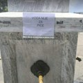 „Voda nije za piće“: Na česmi u centru Zaječara postavljena upozorenja