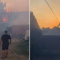 Vatra guta domaćinstva kod Niša: Vatrogasci i dobrovoljci gase požar, dramatični prizori (Video)
