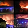 Strašan požar na železničkoj stanici u Boru: Vatrogasci se bore se stihijom! (video)