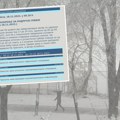Najnovije upozorenje RHMZ-a: Olujni vetar u većem delu Srbije, a evo gde se očekuju mraz i sneg