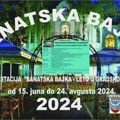 Banatska bajka – Leto u Gradskoj bašti – program u narednom periodu Zrenjanin - Banatska bajka