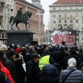 (Foto) ustali hrvatski penzioneri: Protest protiv siromaštva, korupcije i kriminala u Zagrebu: "Vlada žrtvuje živote…