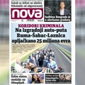 „Nova“ piše: KORIDORI KRIMINALA – Hoće li tužilaštvo reagovati na šokantno pismo i pljačku 25 miliona evra