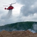 Ponovo gori deponija Duboko kod Užica, dva helikoptera MUP-a pomažu u gašenju