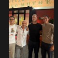FOTO Emotivne scene na „Marakani“, Arnautović dočekao porodicu Siniše Mihajlovića