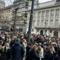 Protest sudija i tužilaca ispred Ustavnog suda u Beogradu