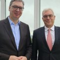 "Ocenili smo odnose Srbije i Rusije kao vrlo dobre" Predsednik Vučić se sastao sa Aleksandrom Gruškom
