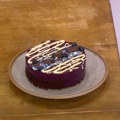 Čoko-borovnica tart