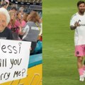 Baka zaprosila Mesija na stadionu: Njegova reakcija kad je video transparent je nešto najsmešnije