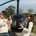 Живе на максимум! Анђела и Гастоз уживају у незаборавним тренуцима: Возе се хеликоптером "Лудаци у авантури"
