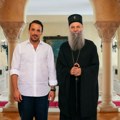 Patrijarh Porfirije razgovarao sa grčkim pevačem Nikosom Vertisom