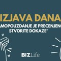 Izjava dana: „Samopouzdanje je precenjeno, stvorite dokaze“