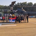 Srpski vatrogasno-spasilački tim napušta bazu u Zamori: Očekuje ih novo noćno angažovanje u borbi protiv vatrene stihije