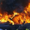 Eksplodirala benzinska pumpa u Rimu: Povređeni policajci i vatrogasac (VIDEO)