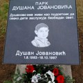Postavljeno spomen obeležje Dušanu Jovanoviću ubijenom 1997. godine