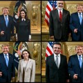 Isti osmeh, isti palac: Kako je Tramp na fotografijama s različitim liderima ostao gotovo nepomičan?