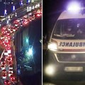 Lančani sudar pet vozila na Gazeli: Totalni kolaps ka Novom Beogradu