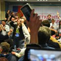 (Foto/video) Istorijski dan za Srbiju: RIK potvrdio pobedu "Studentske liste", Vučić priznao poraz na izborima
