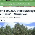 Nemačka krupnim koracima gazi napred Gde su sada suze lažnih ekologa kako se tamo ništa ne kopa niti seče?