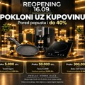 Velika REOPENING akcija u Tempo tehnici u Prolazu Robne kuće – popusti i do 40% i vredni pokloni uz kupovinu