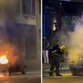 Drama u Novom Sadu: Zapalio se automobil, prizor sa lica mesta je jeziv