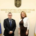 Paunović i Sans Aparisi razgovarali o jačanju saradnje u oblasti javne uprave