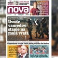 „Nova“ piše: „Uvode vanredno stanje na mala vrata“